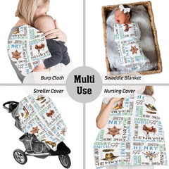 Western bedding sets showing repeating saddles, stars, and frontier accents.