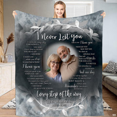 Memorial botanical laurel wreath charcoal graphic blanket showing leaf wreath and tribute verses view 1
