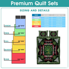 Personalized Celtic Yggdrasil Tree of Life Quilt Sets, Bedroom Decor