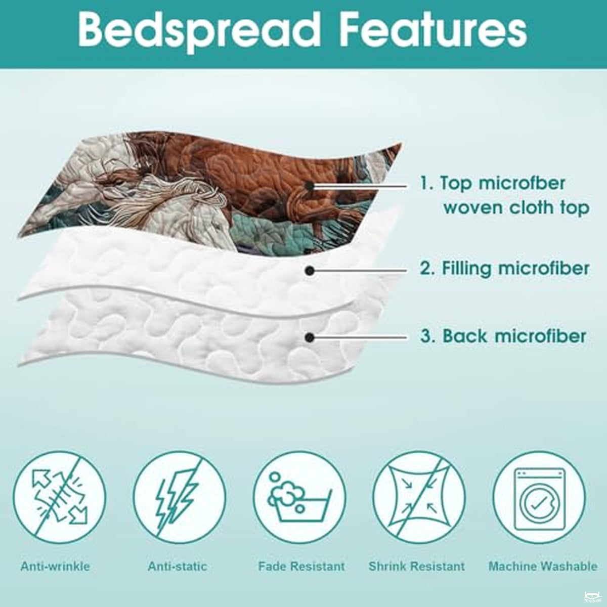 Personalized Patchwork Horse Quilt Set, Rustic Quilt Full Size for Bedroom Decor, Cowboy Western Farmhouse Cabin Animal Print Quilt King Size, Soft Lightweight Bed Set (Patchwork Horse 8)