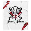 Vibrant baseball artwork displaying split blazing flames and ice water splash effects for sports decor.