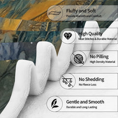 Full flat overhead view showing the complete wolf pair, celestial ring, and mountain landscape.