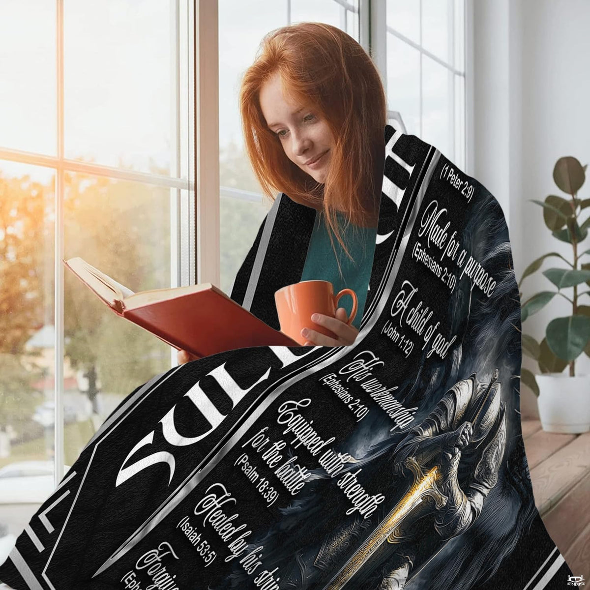 Dimension reference diagram for spiritual warrior blanket