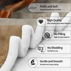 Sofa display highlighting the running horse decorative throw blanket draped across furniture.