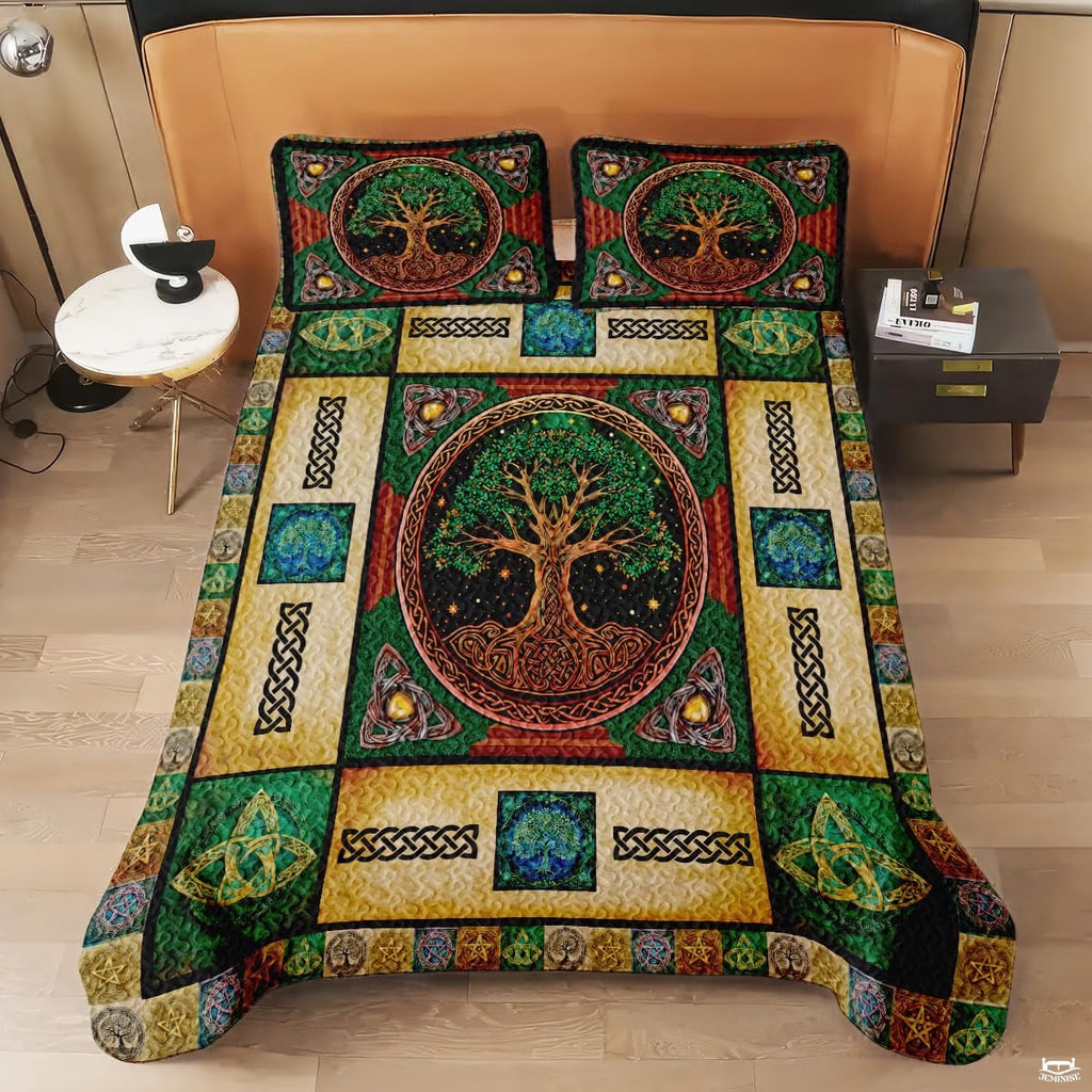 Personalized Celtic Tree of Life Quilt Quilt Sets