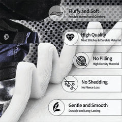 Detailed multi-panel view of armored tactical police flag blanket