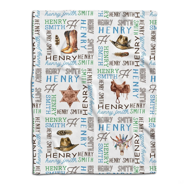 Western bedding sets featuring boots, hats, badges, and horse skull graphics.
