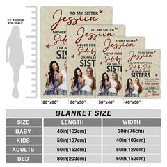 Proportions overview and multi-format dimension guide for the commemorative family keepsake blanket.
