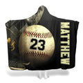 Frontal view of baseball graphic with red laces and athletic equipment on dark background.
