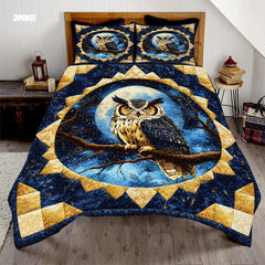 Jeminise Cat Farmhouse Quilt Set, Cozy Animal Bedding