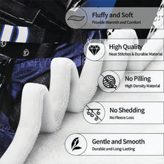 Detailed multi-panel view of tactical officer Thin Blue Line blanket