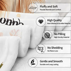 Detailed illustration view of tan and gold fur accents on Yorkshire Terrier bedding decor.