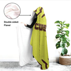 Athletic softball jersey bedding set with fitted sheet artwork styling on vibrant optic background.