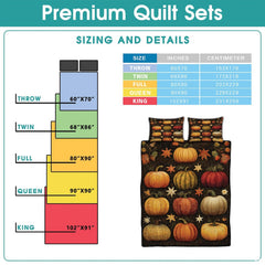 Overhead perspective of fall foliage, starry accents, and rustic pumpkins thematic accent across seasonal bedding.