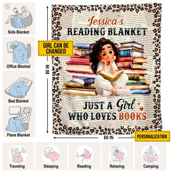 Cozy bedroom styling featuring thematic accent thematic accent artwork displayed near bookshelves and accent lighting.