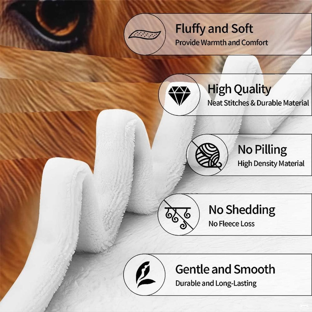Detailed view of the botanical leaf frame surrounding happy corgi dog artwork.