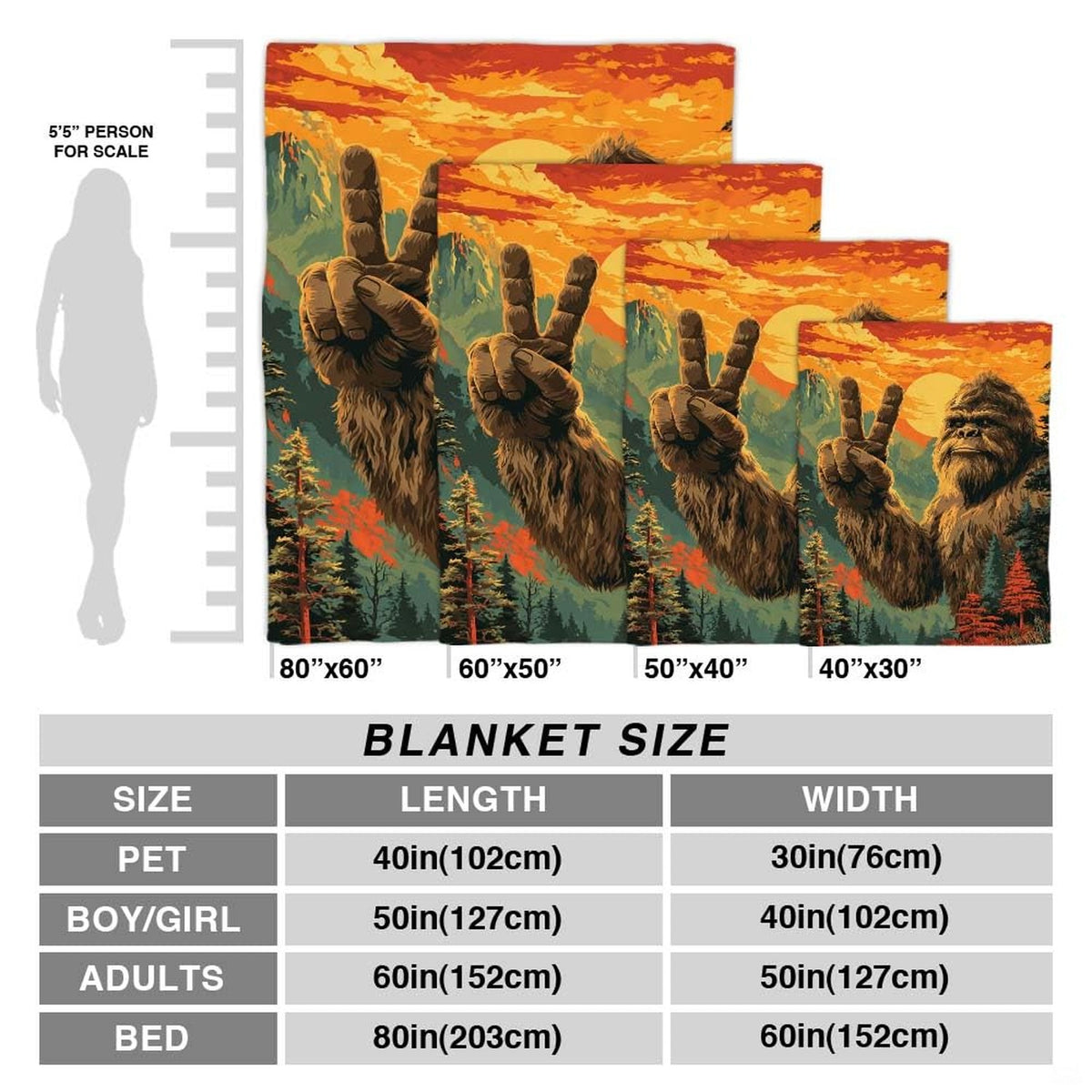 Proportion graphic showing multiple format options alongside a human figure reference.