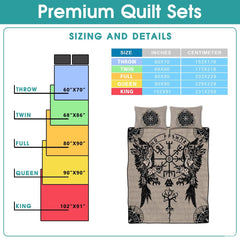 Norse Mythology Quilt with Ravens