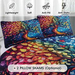 Custom Tree of Life Quilt Set Celtic Yggdrasil Bedding