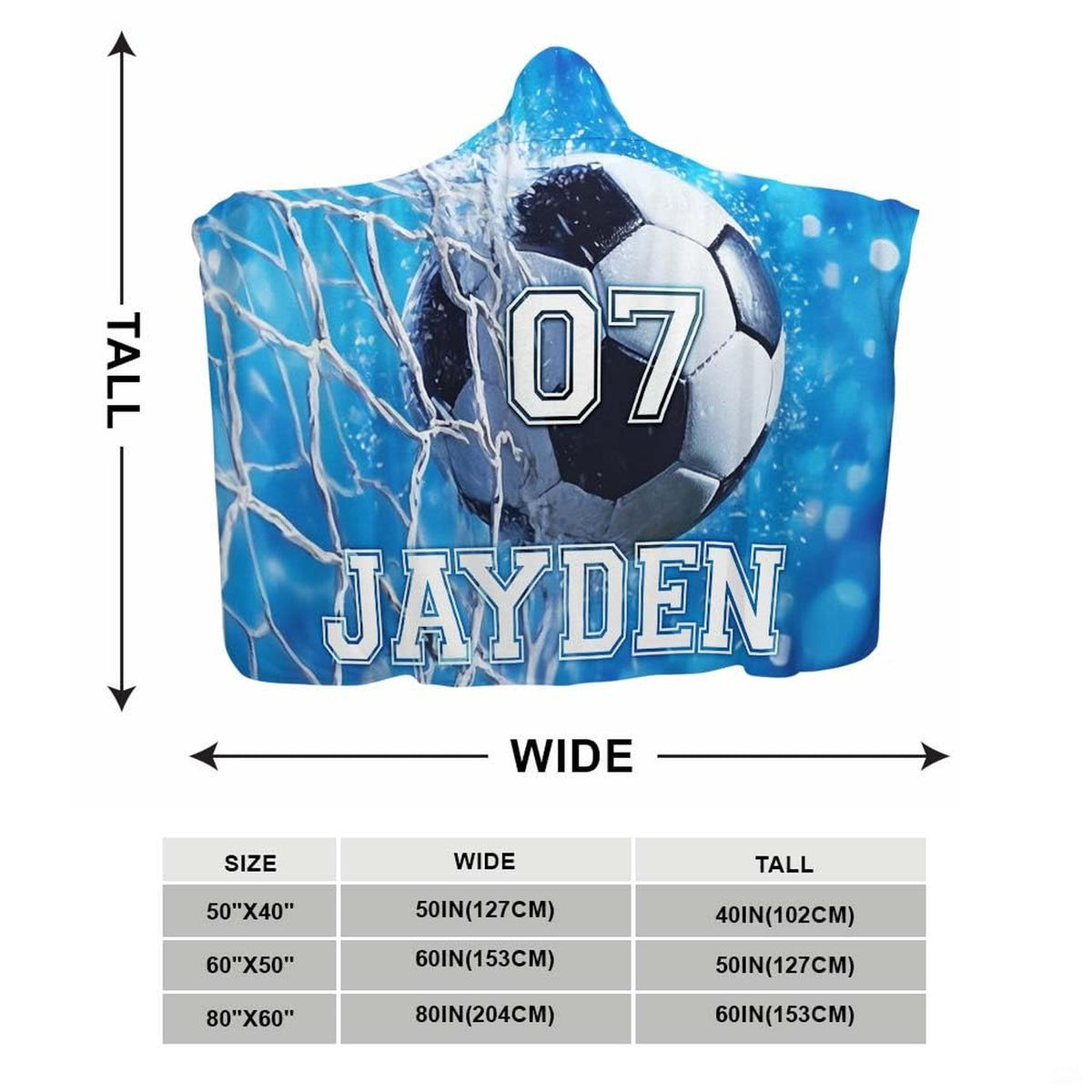 Close-up of white goal netting cords stretching around soccer ball on sports blanket
