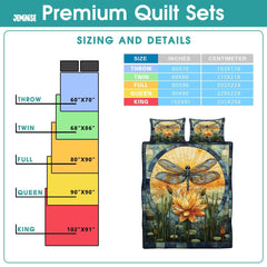 Jeminise Cat Farmhouse Quilt Set, Cozy Animal Bedding