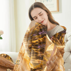 Stylized room display showcasing fairy bedding set single aesthetic complemented by thematic accent ambient interior...
