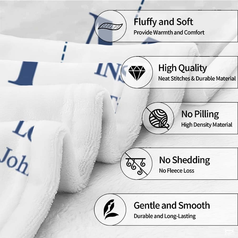 Custom Emily God Says I Am Blanket, Machine Washable