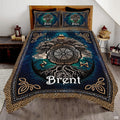 Personalized Viking Celtic Tree of Life Quilt Quilt Set - Viking Style
