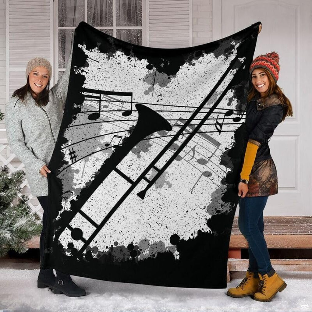 Detailed perspective of musical staff lines and floating notes on monochrome background.