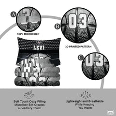 Basketball court microfiber panel