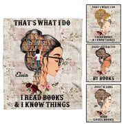Book Lover Blanket – And She Live Happily