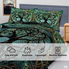 Folklore Tree of Life in Celtic Knot Quilt