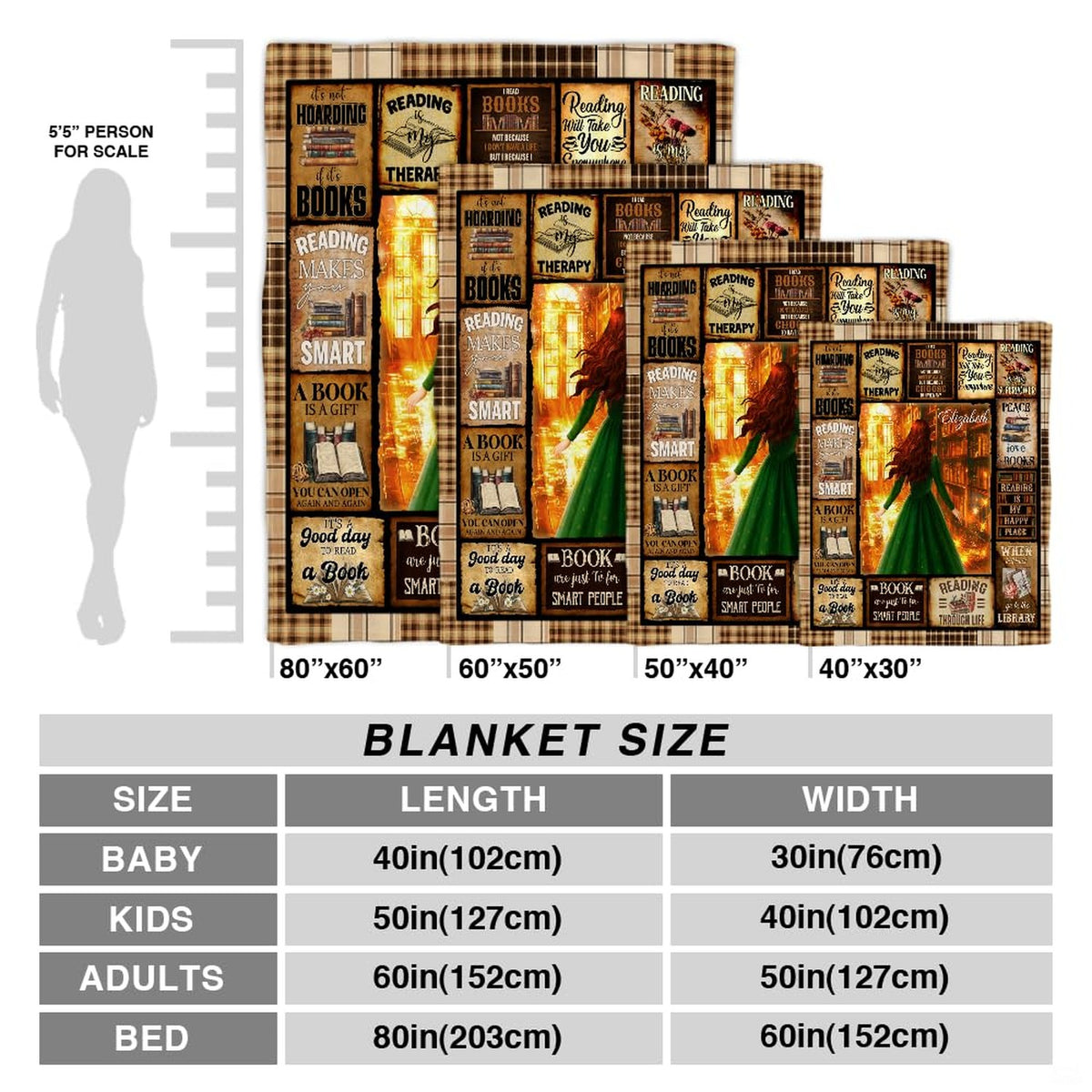 Complete bookish bedroom decor presentation showcasing thematic accent fantasy thematic accent bedding set artwork.