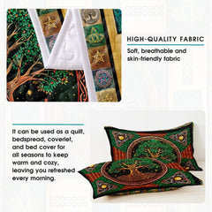 Personalized Celtic Tree of Life Quilt Quilt Sets