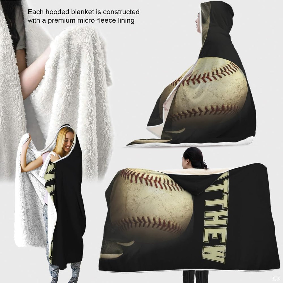 Textile presentation collage displaying white reverse backing and multiple perspective angles.