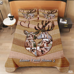 Personalized Hunting and Outdoor Comforter with Deer Antlers