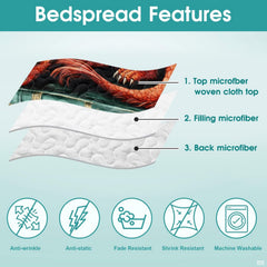 Dragon book bedding construction infographic