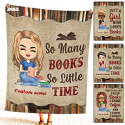 Book Lover Blanket – Book Design 01