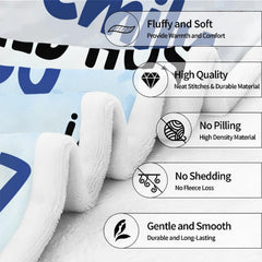 Feature infographic displaying circular icons and structural details for the nursery stork milestone blanket.