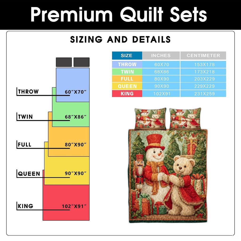 Nostalgic Christmas bedroom styling inspired by thematic accent holiday teddy bear sweater motifs.