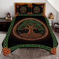 Personalized Colorful Yggdrasil Tree of Life Quilt Sets