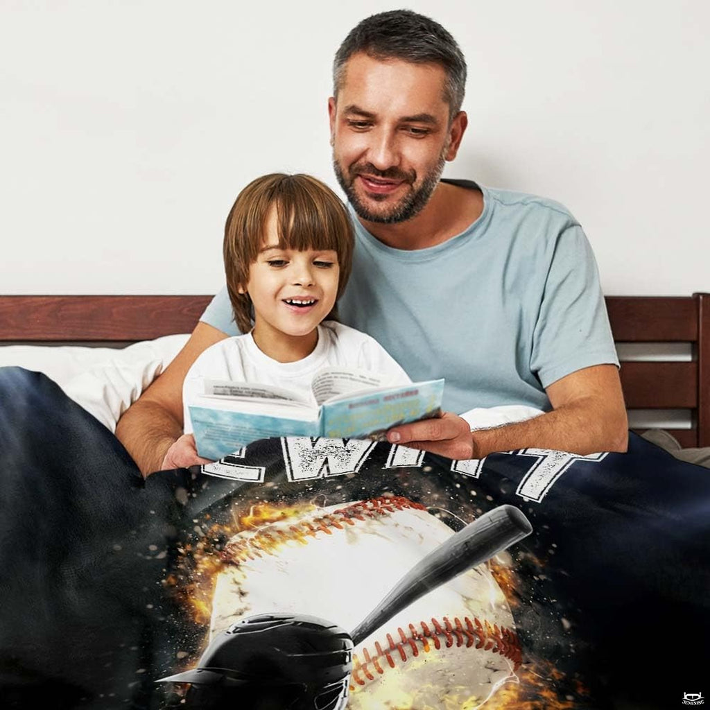 Baseball graphic artwork highlighting the dark stadium lighting and bold athletic design composition.