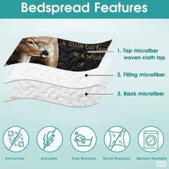 Personalized Deer Couple Inside Heart Frame Comforter with Buck