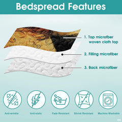Autumn witch bedding construction infographic