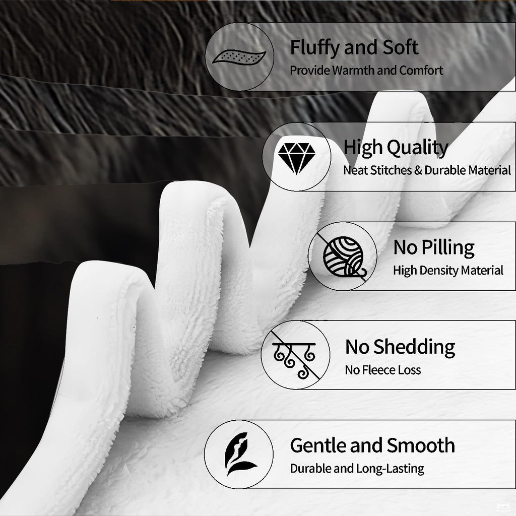 Detailed close-up view of grizzly bear bedding artwork highlighting textured fur lines and expressive dark eyes