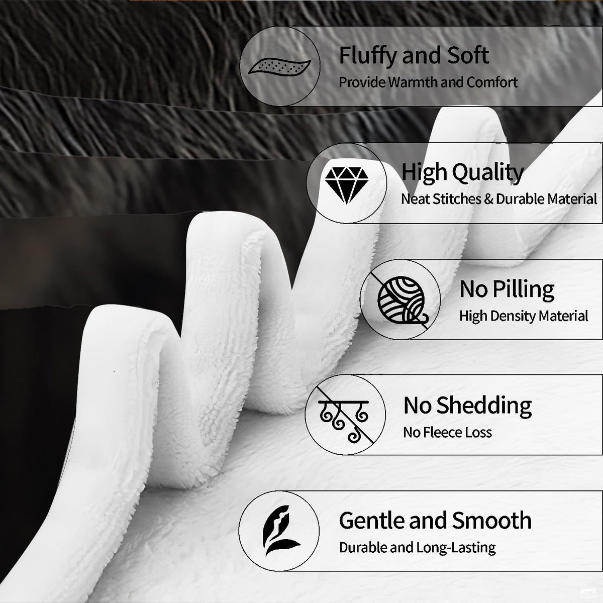 Detailed close-up view of grizzly bear bedding artwork highlighting textured fur lines and expressive dark eyes