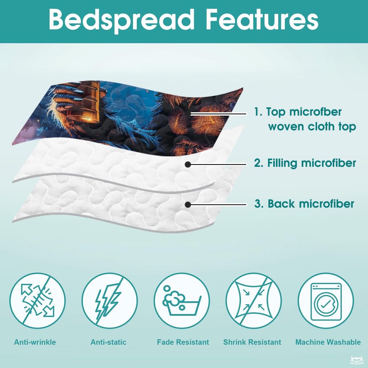 Personalized Bigfoot by Campfire Bedding Quilt Sets