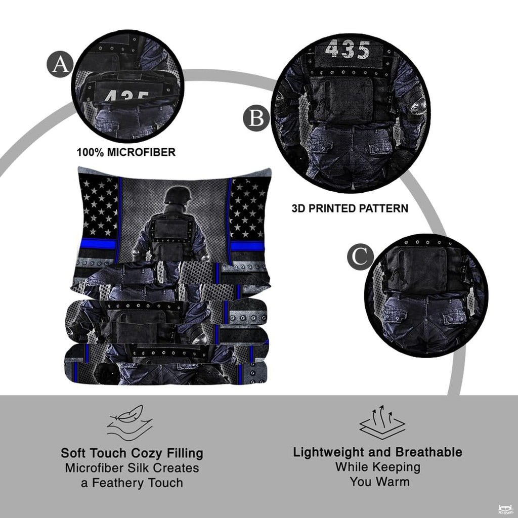 Detail collage of tactical metal flag artwork with close-up pattern views
