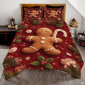 Christmas Bedding Quilt – Soft Microfiber Holiday Bedspread, Lightweight Winter Bedding, Cozy Xmas Quilts for Couch, Bedroom & Seasonal Home Decorations (Christmas Quilt-DS03)