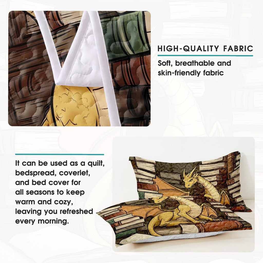 Illustrated dragon artwork shown with pale reverse side